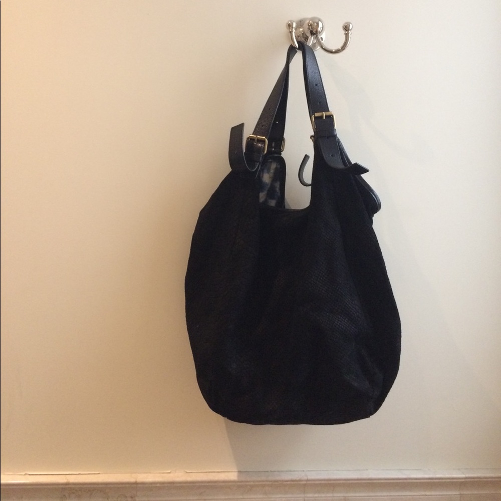 Cynthia Vincent Huge Leather Hobo